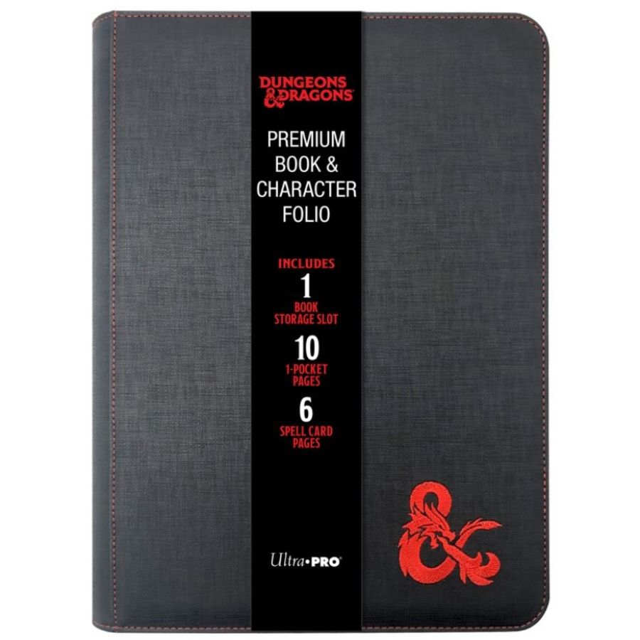 Ultra Pro: Dungeons And Dragons: Premium Zippered Book And Character Folio
