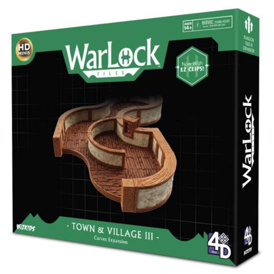 Warlock Tiles: Town And Village Tiles Iii: Curves Expansion
