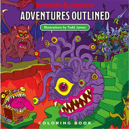 Dungeons And Dragons: Adventures Coloring Book